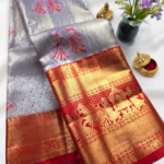 Tissue Kanchipuram Semi Silk Saree
