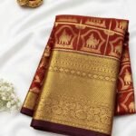 Red Semil Silk Saree