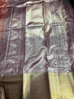 Red Semil Silk Saree - Image 4