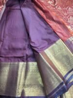 Red Semil Silk Saree - Image 3