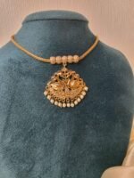 Micro Gold Polish Attiyal / Choker Necklace - Image 2