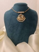 Micro Gold Polish Attiyal / Choker Necklace - Image 3