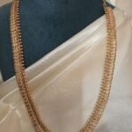 Traditional  Gold Polished Kasu Long Haram