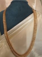 Traditional  Gold Polished Kasu Long Haram - Image 4