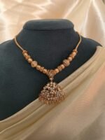 Micro Gold-Polished Textured Gundu Mala Attigai - Image 4