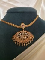 Traditional Micro Gold-Polished Alli Attigai - Image 3
