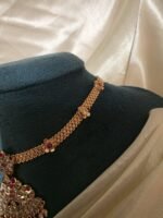 Micro Gold-Polished Mesh Chain Attigai - Image 3