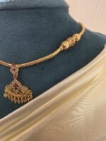 Wheat Chain Attigai with Filigree Side Gundu - Image 2