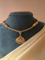 Wheat Chain Attigai with Filigree Side Gundu
