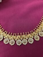 Peacock Coin  Gold Choker Necklace - Image 2