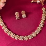 AD Stone Choker Necklace