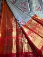 Tissue Kanchipuram Semi Silk Saree - Image 2